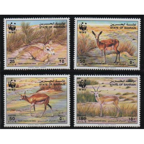 Bahreïn Timbres Animaux En Voie De Disparition 1993