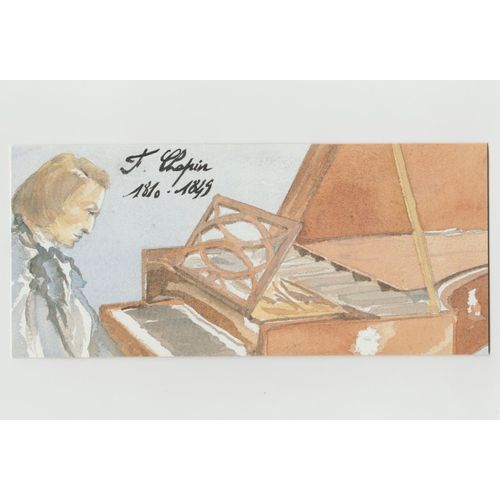 France 1999 Souvenir Philatélique F. Chopin Émission Commune France Pologne