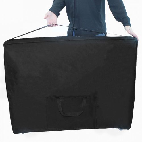 Vivezen - Housse De Transport Noire À Roulettes Pour Table De Massage