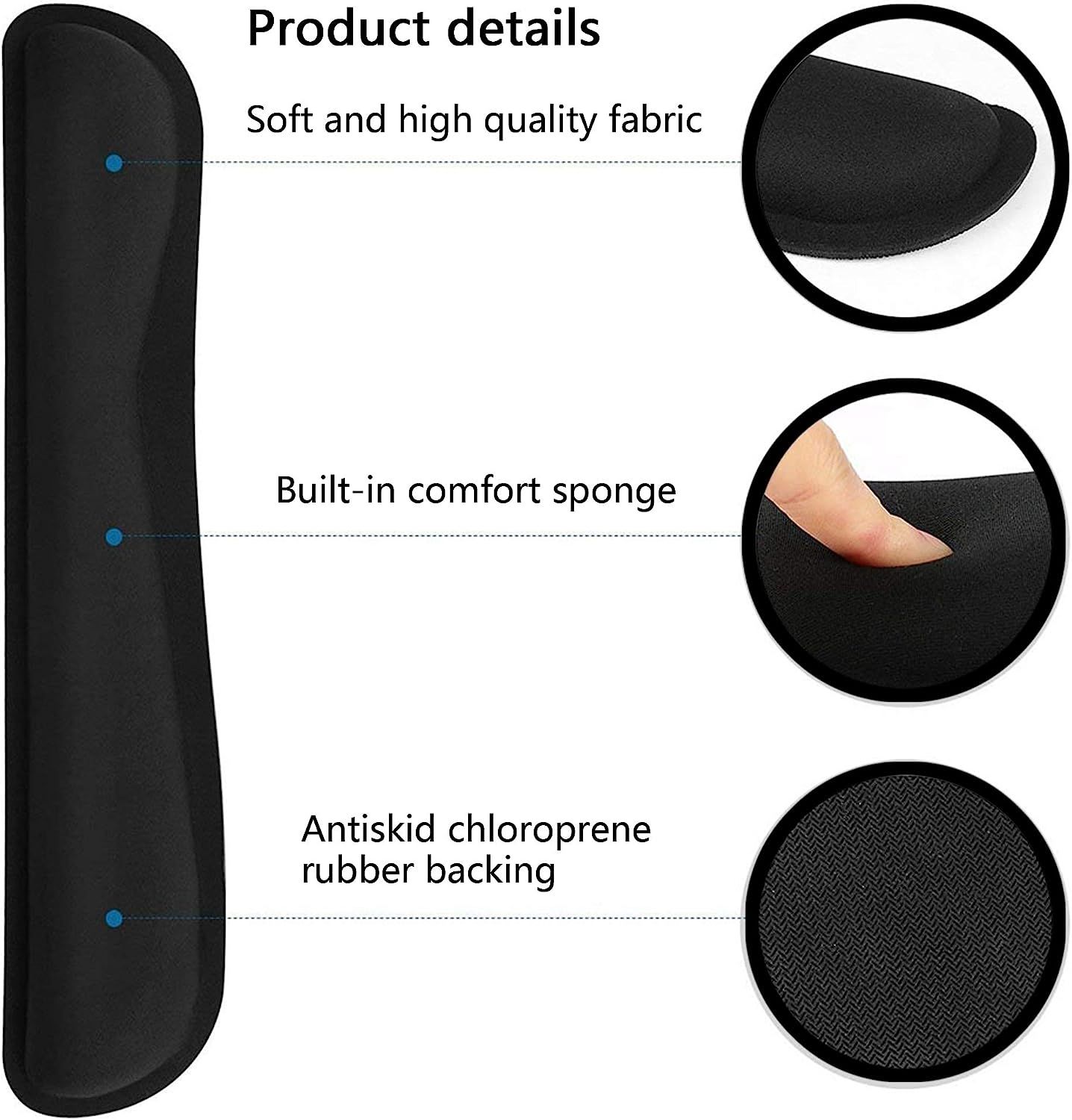Repose-poignet pour clavier et repose-poignet pour souris en... - 4