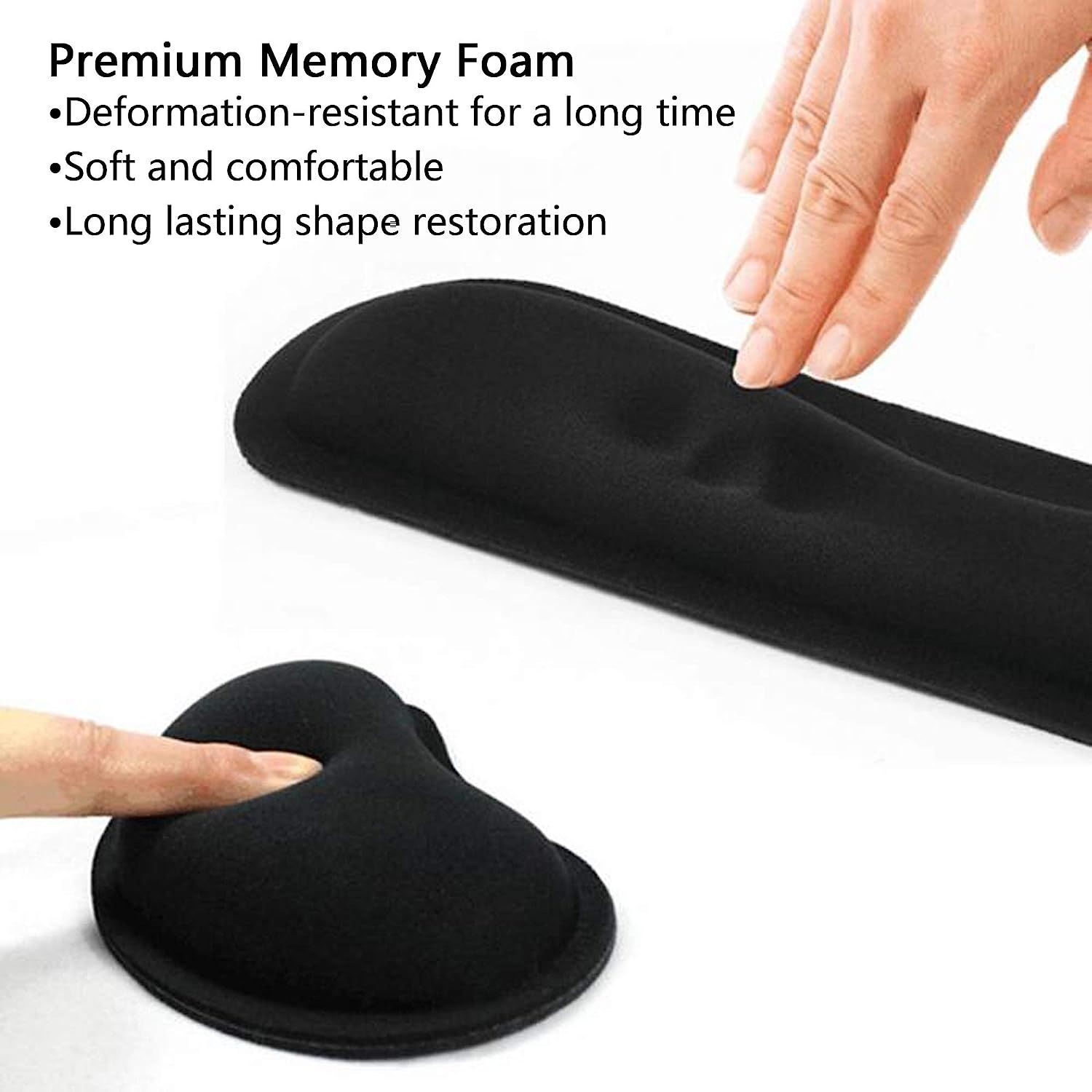 Repose-poignet pour clavier et repose-poignet pour souris en... - 5