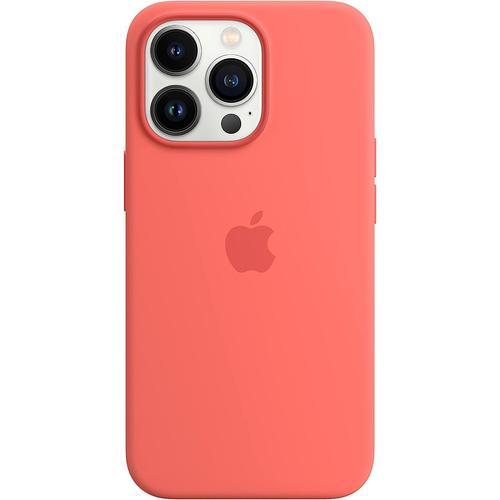 Apple Coque En Silicone Avec Magsafe Pour Iphone 13 Pro Pomelo Rose