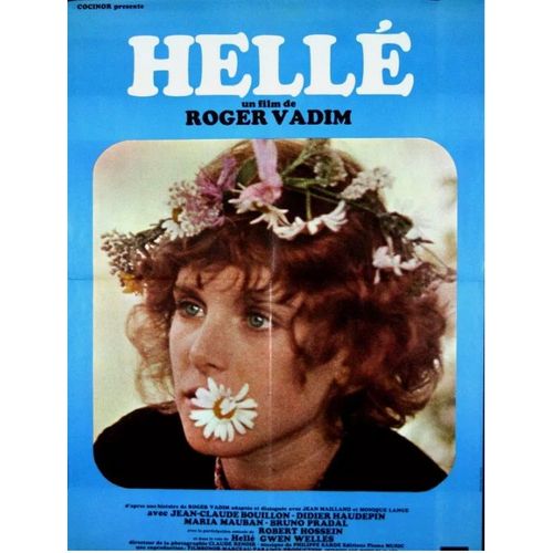 Hellé - Affiche Originale De Cinéma - Format 60x80 Cm - Un Film De Roger Vadim Avec Gwen Welles, Jean-Claude Bouillon, Didier Haudepin, Bruno Pradal, Maria Mauban - Année 1972