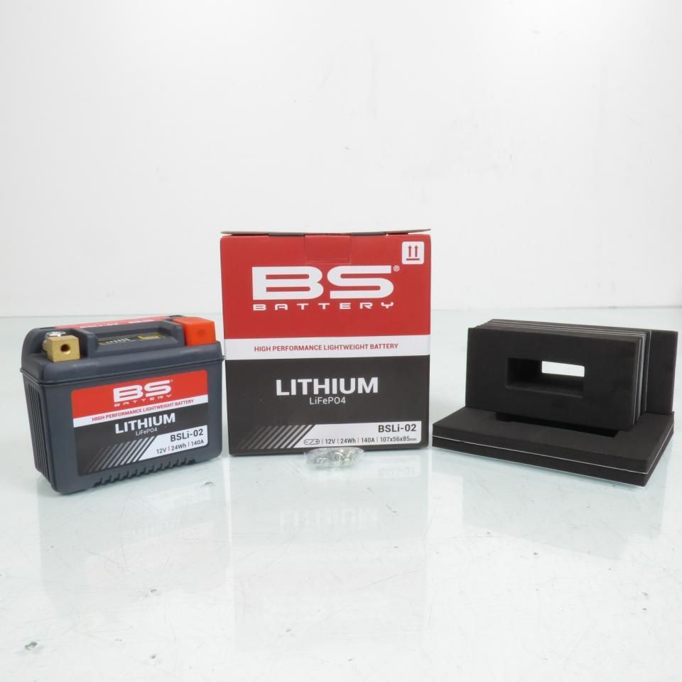 Batterie Lithium Bs Battery Pour Scooter Peugeot 50 Speedake - Etrier Brembo 1995 À 2000 Yb5l-B / Hjb5l-Fp / 12v 1.6ah Neuf