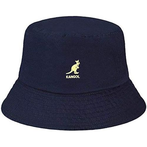 Chapeau Seau Brodé À La Mode Chapeau De Pêcheur Hommes Femmes ? (Kangourou-Bleu Marine)