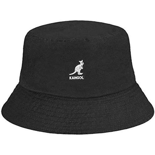 Mode Brodé Seau Chapeau Pêcheur Chapeau Hommes Femmes??Kangourou-Noir?