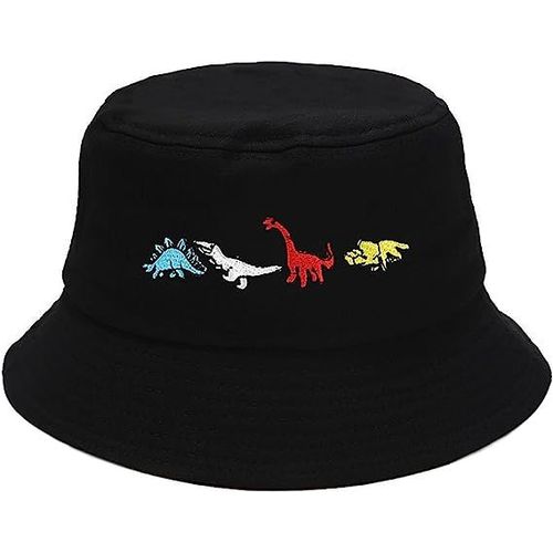 Chapeau Seau Brodé À La Mode Chapeau De Pêcheur Hommes Femmes ? Dinosaure