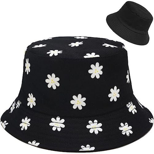 Chapeau Seau Réversible Chapeau De Soleil De Pêche Pour Femmes Filles ? Daisy