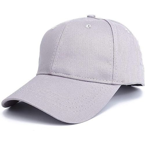 Casquette De Baseball - Casquette Décontractée, Casquette De Baseball Sportive Casquettes Top Cap Classic Plain Vintage Sports For Golf Sun Hat,Grey