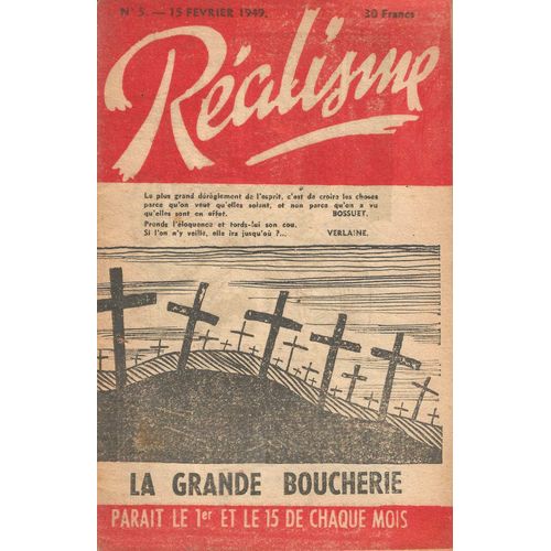 Réalisme Numéro 5 Du 15/02/1949
