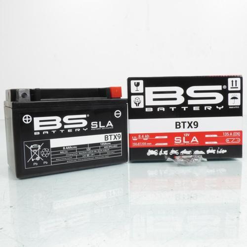 Batterie Sla Bs Battery Pour Scooter Yamaha 125 Xmax 2006 À 2020 Ytx9-Bs / 12v 8ah Neuf