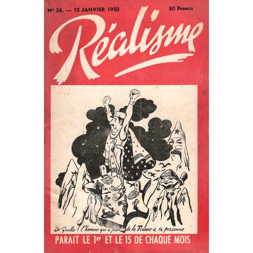 Réalisme Numéro 26 Du 15/01/1950