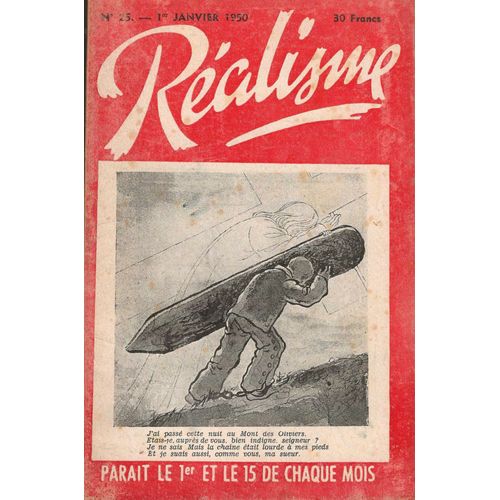 Réalisme Numéro 25 Du 01/01/1950