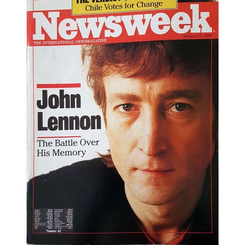 Newsweek 42: John Lennon The Battle Over His Memory