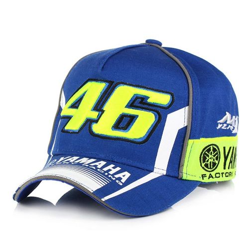 Casquette Noir Rouge Pour Ymha Casquette Auto Moto Gp Moto Racing F1 Bleu