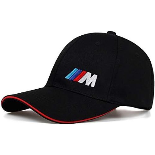 Casquette De Baseball Hommes Mode Coton Voiture Logo M Performance Casquette De Baseball Chapeau Pour Coton Mode Hip Hop Chapeaux Noir