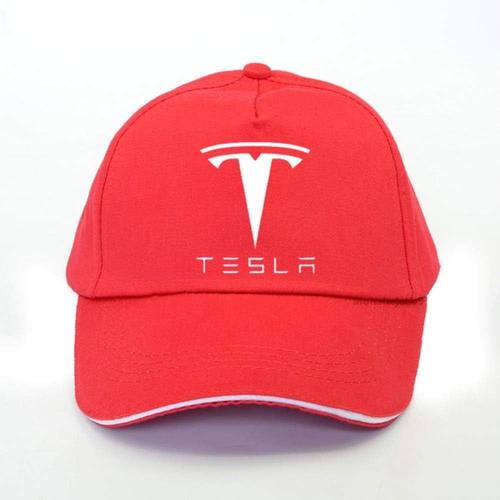 Voiture Tesla Casquette De Baseball Hommes Casquette Pour Hommes Femmes Unisexe Tesla Casquettes De Baseball Pour Hommes Fans De Voiture Chapeaux Rouge