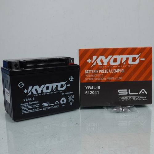Batterie Sla Kyoto Pour Scooter Peugeot 50 Buxy - Etrier Brembo 1994 À 1997 Yb4l-B Sla / 12v 4ah Neuf