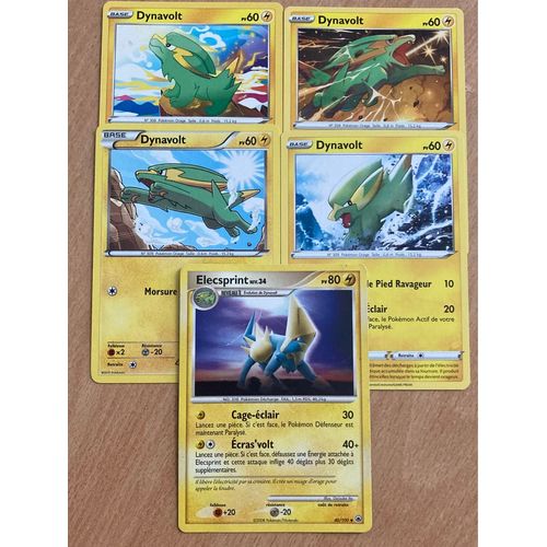 (3153) 4x Dynavolt + Elecsprint (Pokemon)
