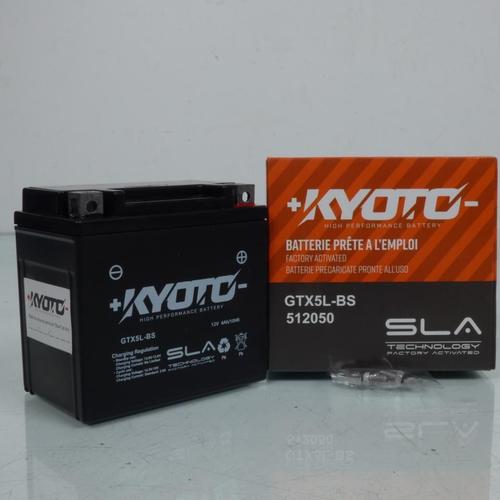Batterie Kyoto Pour Moto Honda 125 Nsr 1990 À 2003 Ytx5l-Bs Neuf