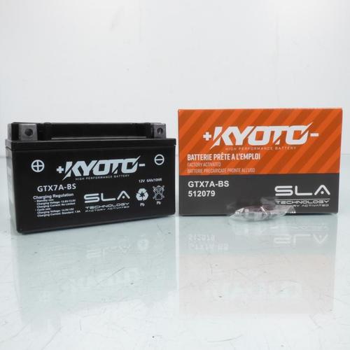 Batterie Sla Kyoto Pour Scooter Kymco 125 Agility Carry 4t Euro4 2017 À 2022 Ytx7a-Bs Sla / 12v 6ah Neuf