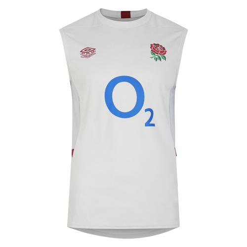 T-Shirt Sans Manches D'entraînement Angleterre Rugby - Rouge - Homme