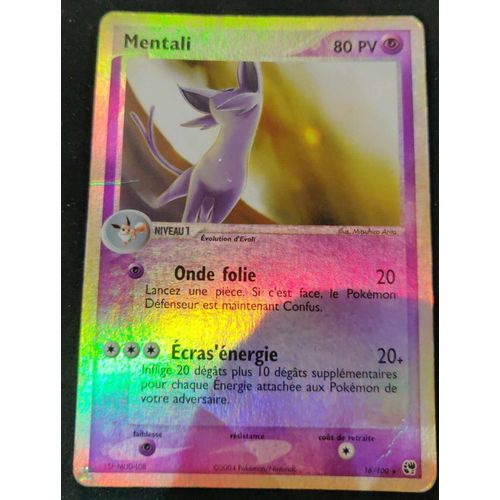 Pokemon Mentali 16 / 100 Ex Tempete De Sable Reverse