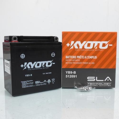Batterie Sla Kyoto Pour Scooter Piaggio 125 X9 2000 À 2007 Y9b-B / 12v 9ah Neuf