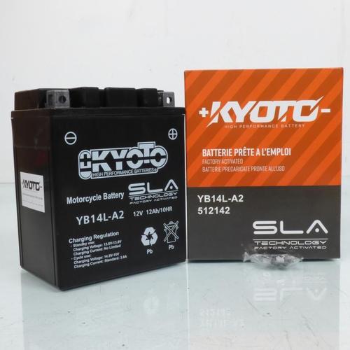 Batterie Sla Kyoto Pour Moto Yamaha 1200 Fj 1986 À 1990 Yb14l-A2 Sla / 12v 14ah Neuf