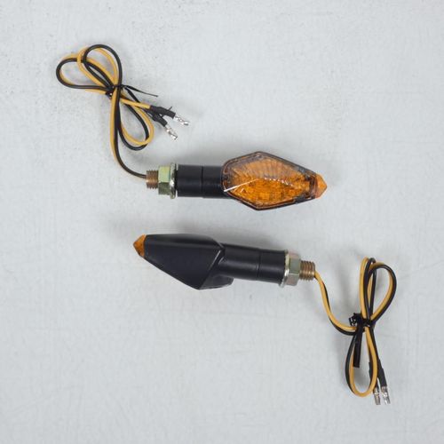 Paire Clignotant Led Trance Noir 12v Chaft Pour Moto Honda In171 Neuf
