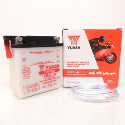 Batterie Yuasa Pour Moto Honda 125 Nsr 1994 À 2003 Yb3l-A / 12v 3ah Neuf