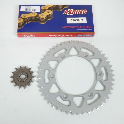 Kit Chaîne Axring Pour Moto Husqvarna 125 Wre 2011 À 2013 Neuf