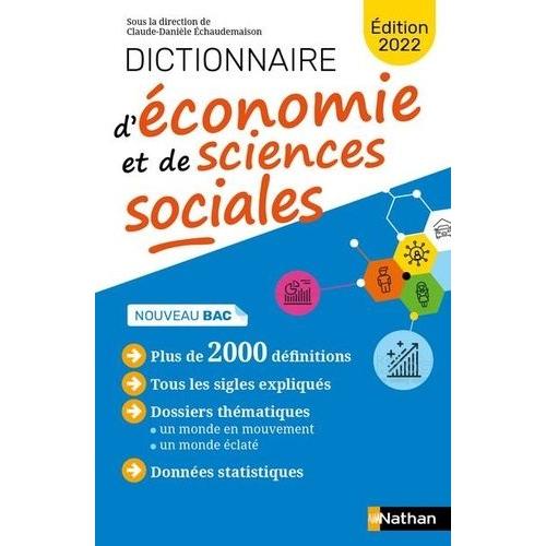 Dictionnaire D'économie Et De Sciences Sociales