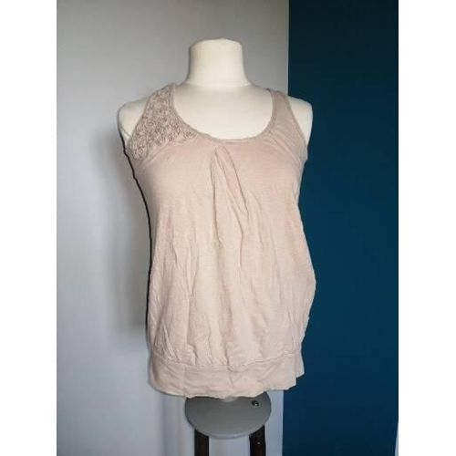 Splendide T-Shirt Beige Pimkie, Taille M. Excellent État