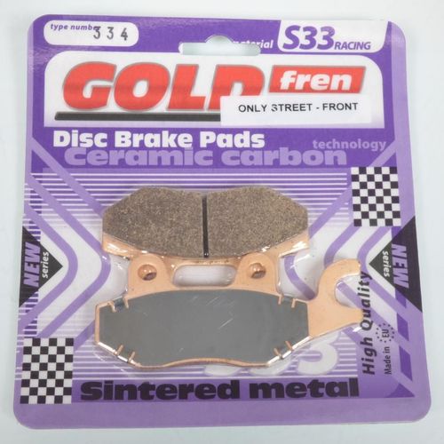 Plaquette De Frein Gold Fren Pour Moto Triumph 750 Trident 1991 À 1998 Avg Neuf