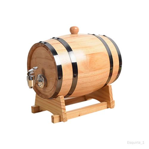 Baril de bière, 5 litres-1,32 gallons. Chêne américain pour le