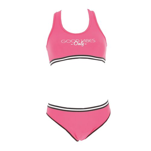 Maillot De Bain 2 Pièces Haute Pression Diamant Rge 2p Girl Rose