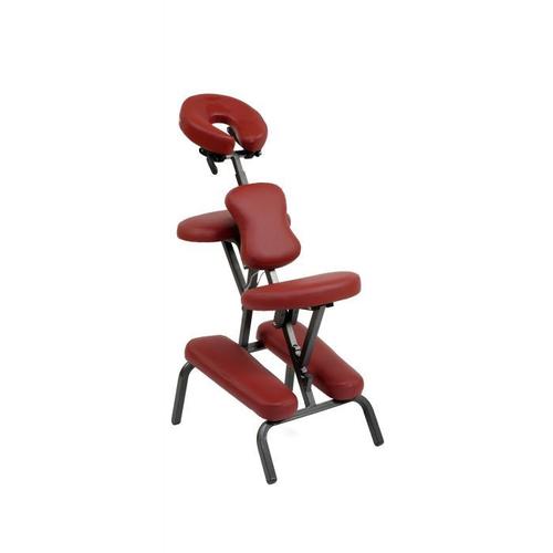 Bc-Elec - Bc001-Burg Chaise De Massage Et Tatouage Pliante Et Portable Couleur Bordeaux + Sac De Transport