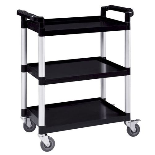 Bc-elec - GX-032A Chariot de Service à roulettes, Desserte de cuisine, Servante 3 étages avec freins, 83x42x96cm