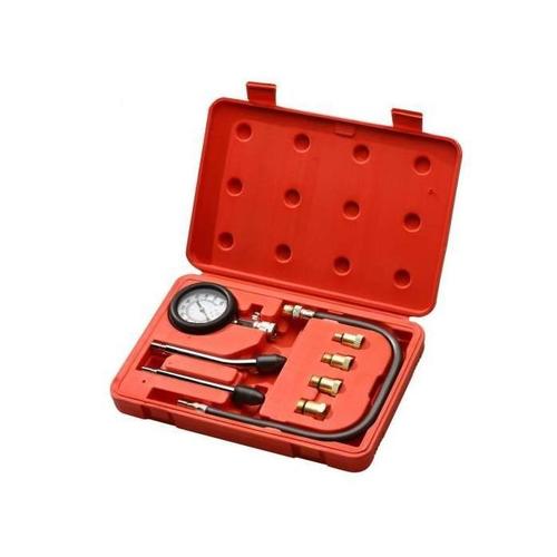 Varan Motors - VT01053 Compressiomètre pour moteur essence 0-300 psi - 4 adaptateurs de M10 à M18