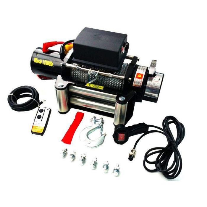 Varan Motors - SC12.0X Treuil électrique 12V 5443KG 4800W, Treuil à ...