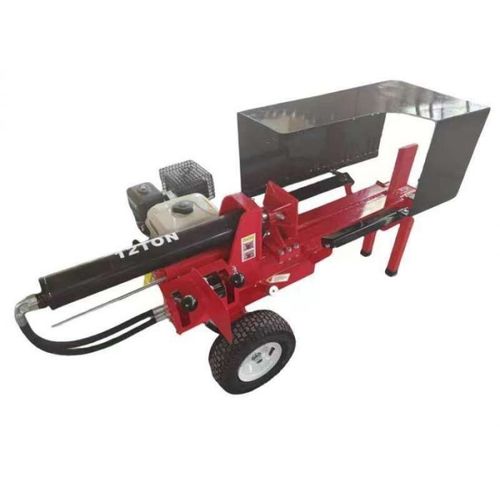 Varan Motors - LS12T Fendeuse de bûches thermique 6.5cv tractable, 12 Tonnes, jusqu'à 35cm de diamètre