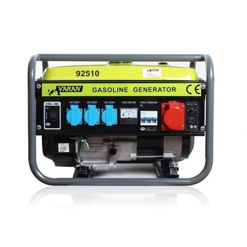 Varan Motors - 92510 Groupe électrogène essence 2.3 kVA 1x 400V 3x 230V 1x 12VDC Générateur électrique