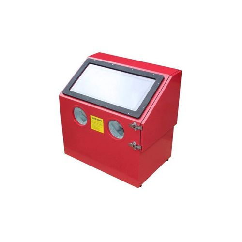 Varan Motors - NESB-24 Cabine de sablage, microbilleuse, sableuse à manchons 110 litres avec éclairage et Accessoires