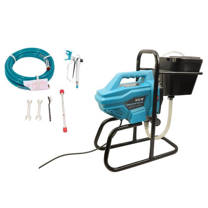 Varan Motors - X6V Pulvérisateur de peinture Airless 650w 200 bar, ...