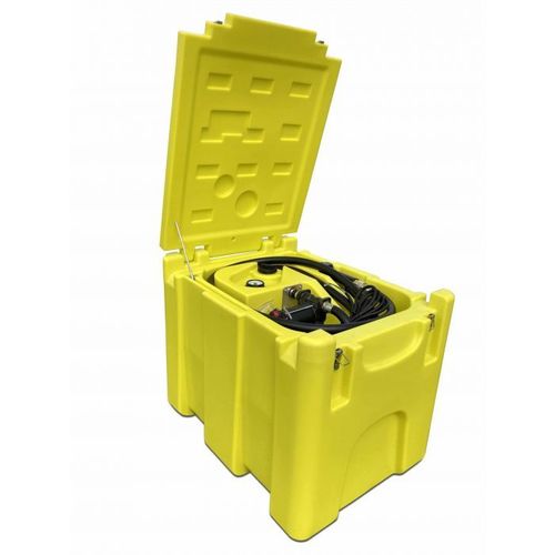 Varan Motors - NEDLP-32 Réservoir transportable à carburant 200 litres avec pompe de transfert 12v 3000l/h, Cuve de transport pistolet de distribution diesel et huile, distributeur nomade