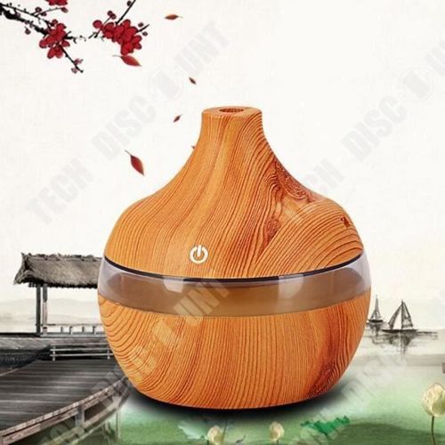 Td® Diffuseur Ultrasonique D'huile Essentielle De L'humidificateur Led 300ml 7 Changement Couleur - Traitement Purificteur D'air 