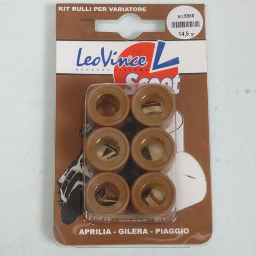 Galet Rouleau De Variateur Leovince Pour Scooter Aprilia 125 Scarabeo 1999 À 2003 20x17 14.5grs Neuf
