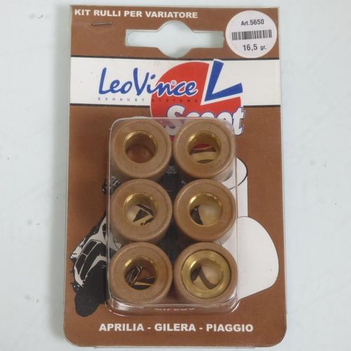 Galet Rouleau De Variateur Leovince Pour Scooter Aprilia 125 Scarabeo 1999 À 2003 20x17 16.5grs Neuf