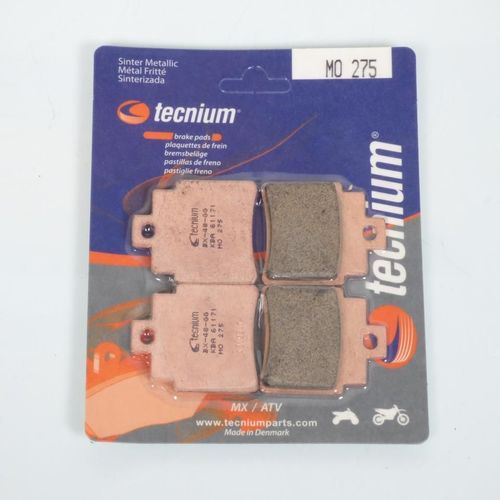 Plaquette De Frein Tecnium Pour Scooter Sym 125 Gts Evo 2008 À 2012 Av Neuf